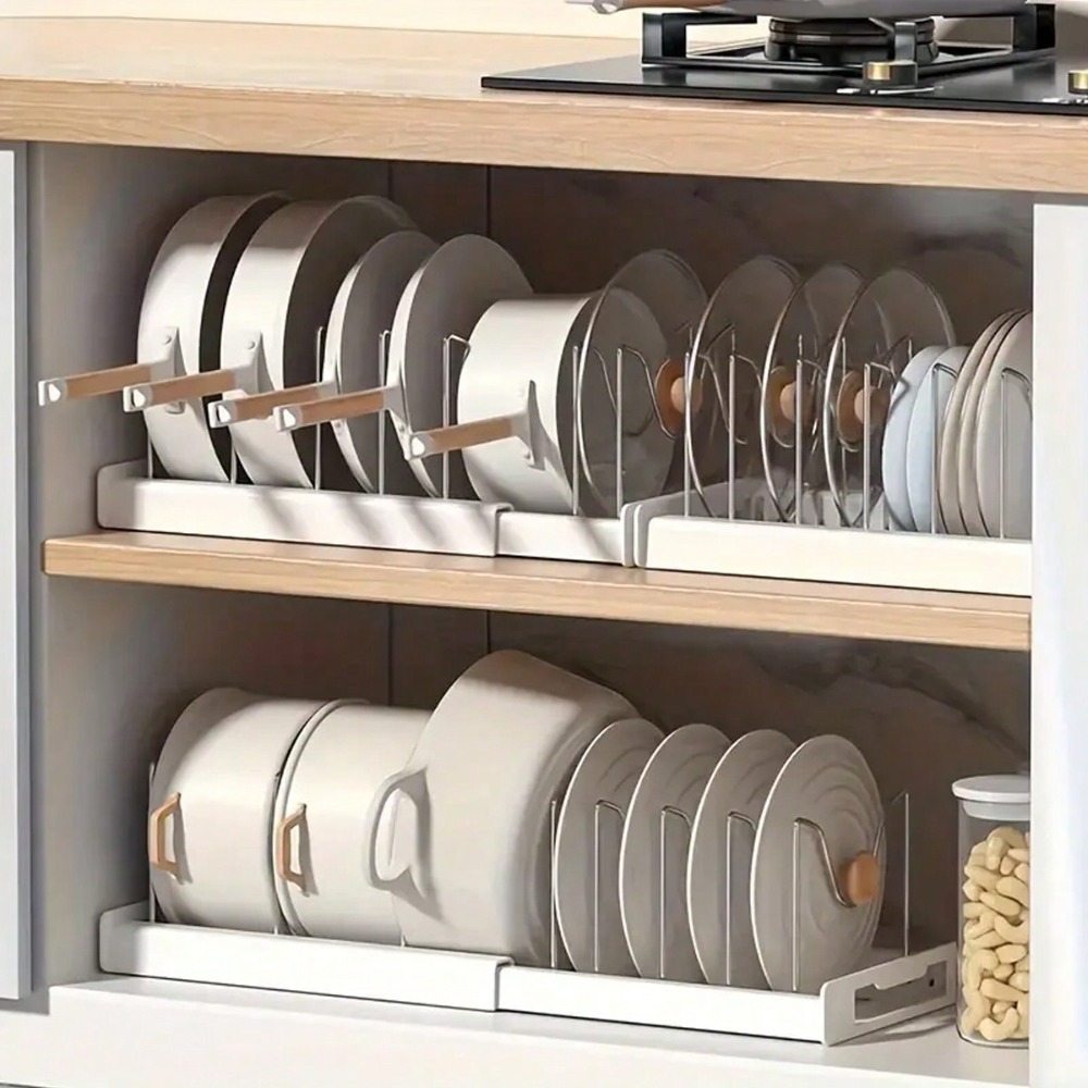 Kitchen Utensil Holder - 1pc Ultimate Kitchen Organizer Space-Saving Expandable