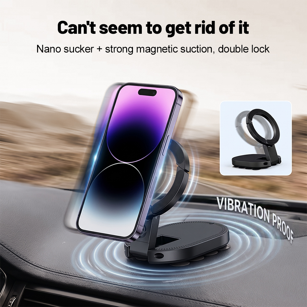 Kitchen Gadgets In - 360° Rotation 3‑In‑1 Suction Cup Magnetic