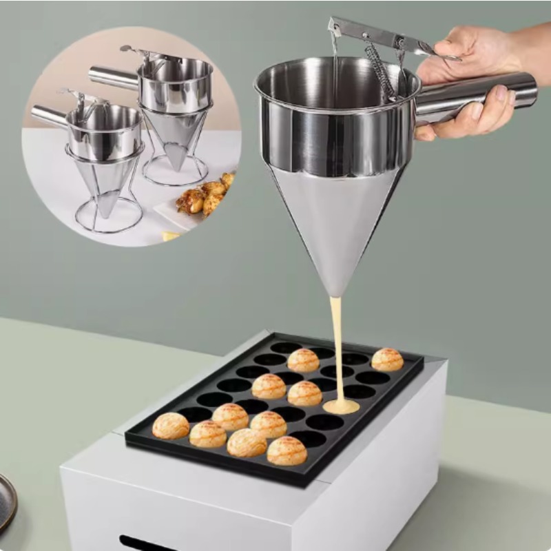Kitchen Gadgets China - 600/1200ML Stainless Steel Liquid Funnel Dispenser,