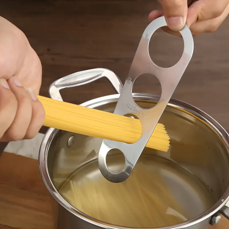 Pasta Measuring Tool - yesStainless Steel 4-Hole Pasta Measuring Tool,Pasta