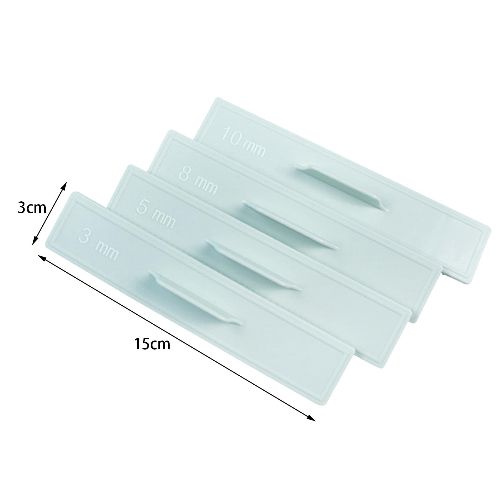 Pasta Measuring Tool - 8 Pieces Cake Measuring Marker Ruler