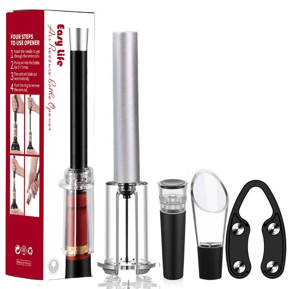Kitchen Gadgets Set - Bar Accessories Wine Bottle Opener Set