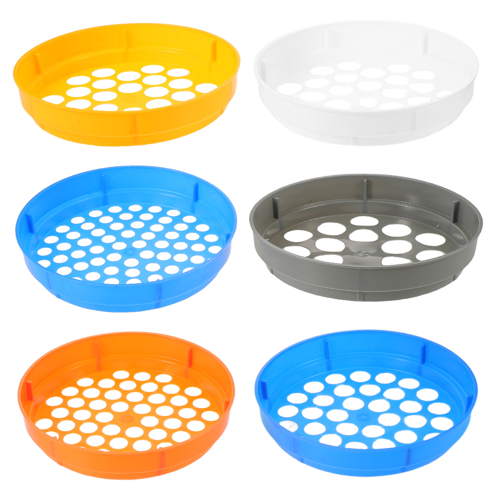 Pasta Measuring Tool - 6Pcs Plastic Fruit Gauge Diameter Ruler