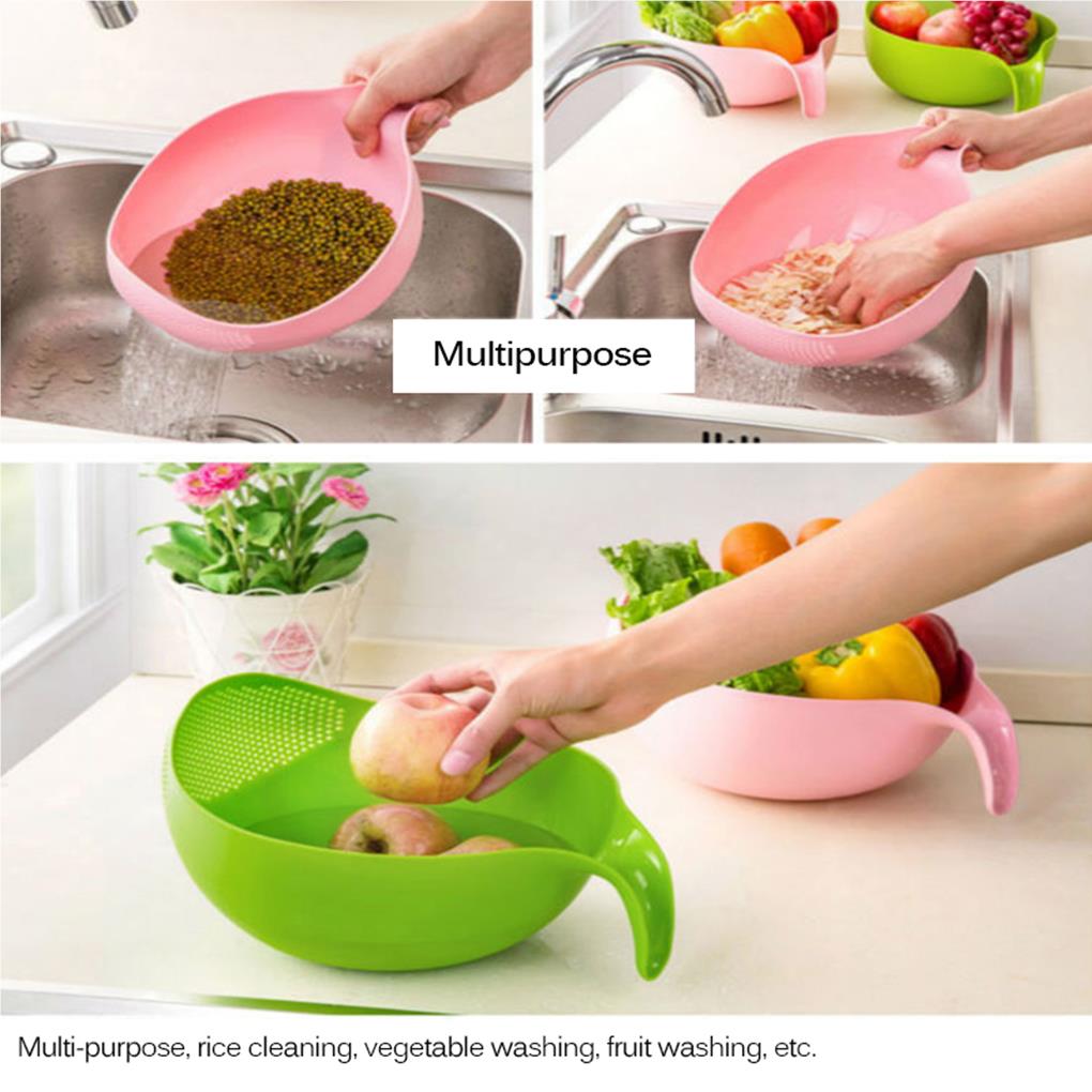 New Portable Food Grade Plasti - Kitchen Gadgets Rice Filter review and price