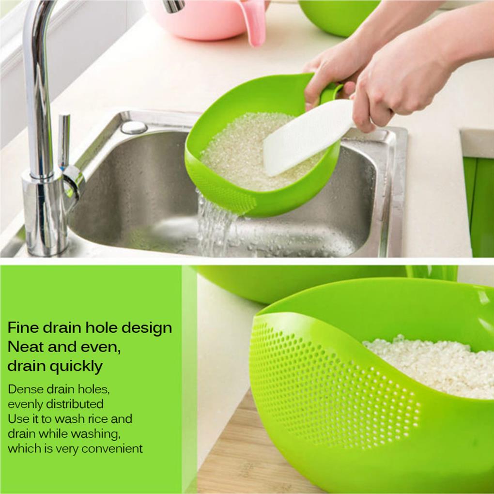 New Portable Food Grade Plasti - Kitchen Gadgets Rice Filter review and price