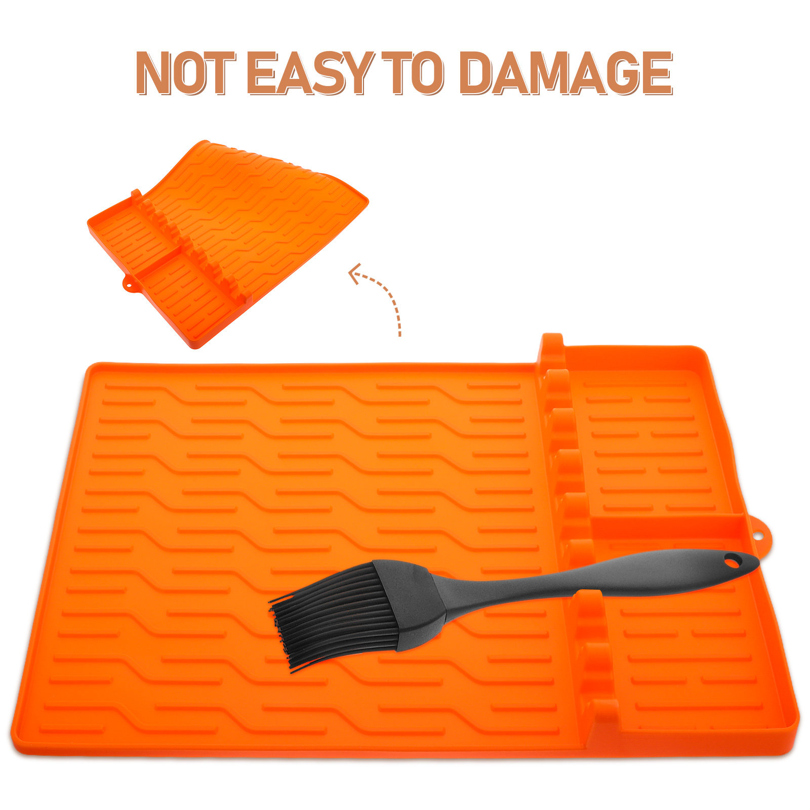 Silicone Cooking Mat Heat Resi - Kitchen Utensil Holder review and price