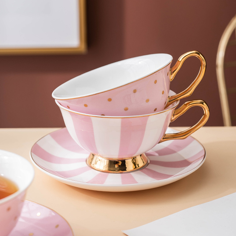 Ceramic Pink Coffee Mugs with  - Kitchen Gadgets Set review and price