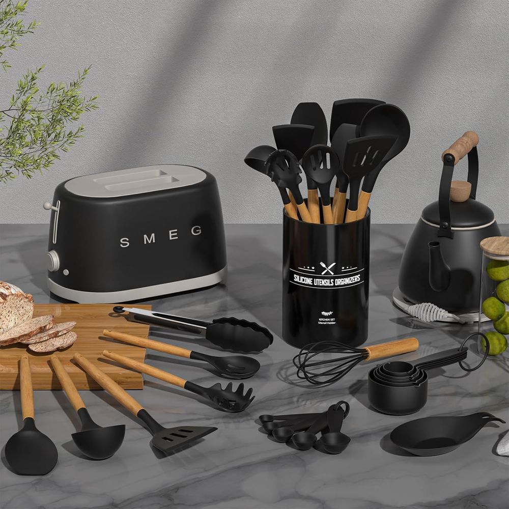 Kitchen Utensils Set - 34PCS S - Kitchen Utensil Holder review and price