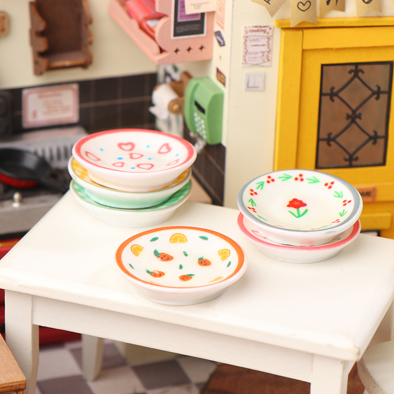 5Pcs 1/12 Dollhouse Mini Plate - Kitchen Gadgets Website review and price