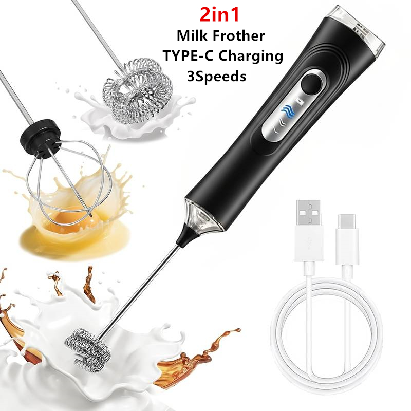 Electric Milk Frother Foamer + - Kitchen Gadgets Website review and price