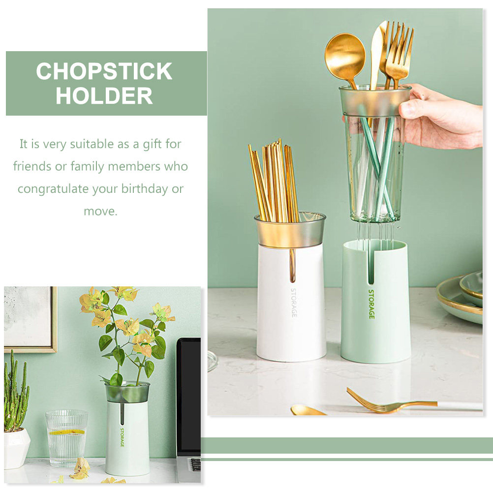 Double-Layer Chopsticks Storag - Kitchen Utensil Holder review and price