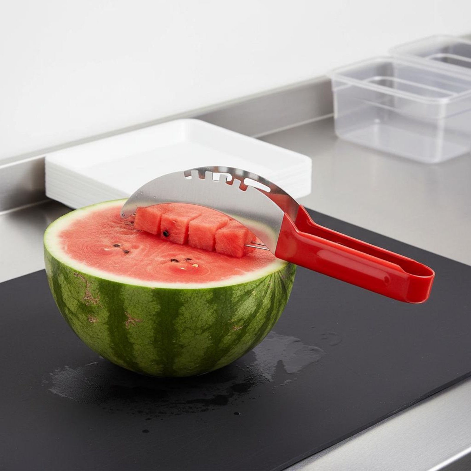 Watermelon Cube Cutter Food Gr - Kitchen Gadgets In review and price