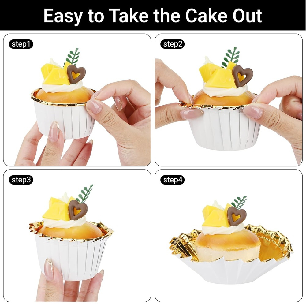 50 pcs Muffins Cup Paper Cupca - Kitchen Gadgets In review and price