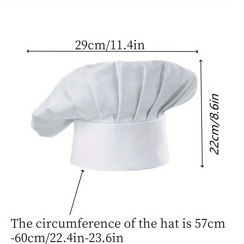 3pcs Chef Hat Adult Adjustable - Kitchen Gadgets China review and price