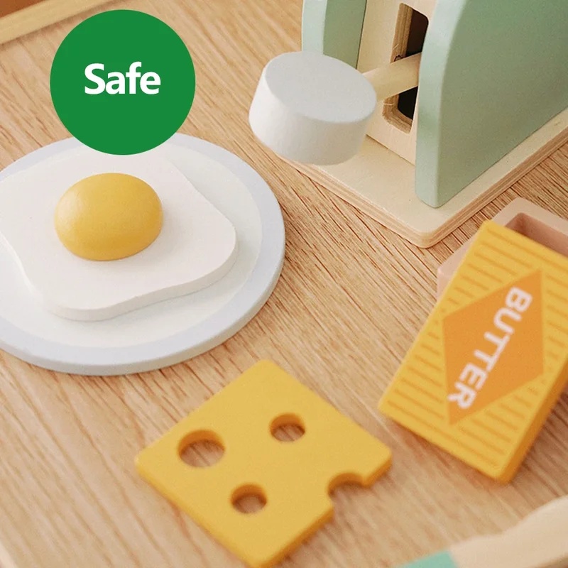 Wooden Simulation Toaster Toy  - Kitchen Gadgets Kids review and price
