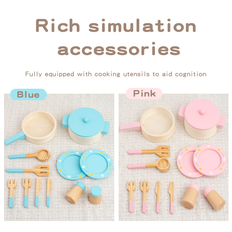 Wooden Kitchen Play Set for Ki - Kitchen Gadgets Kids review and price