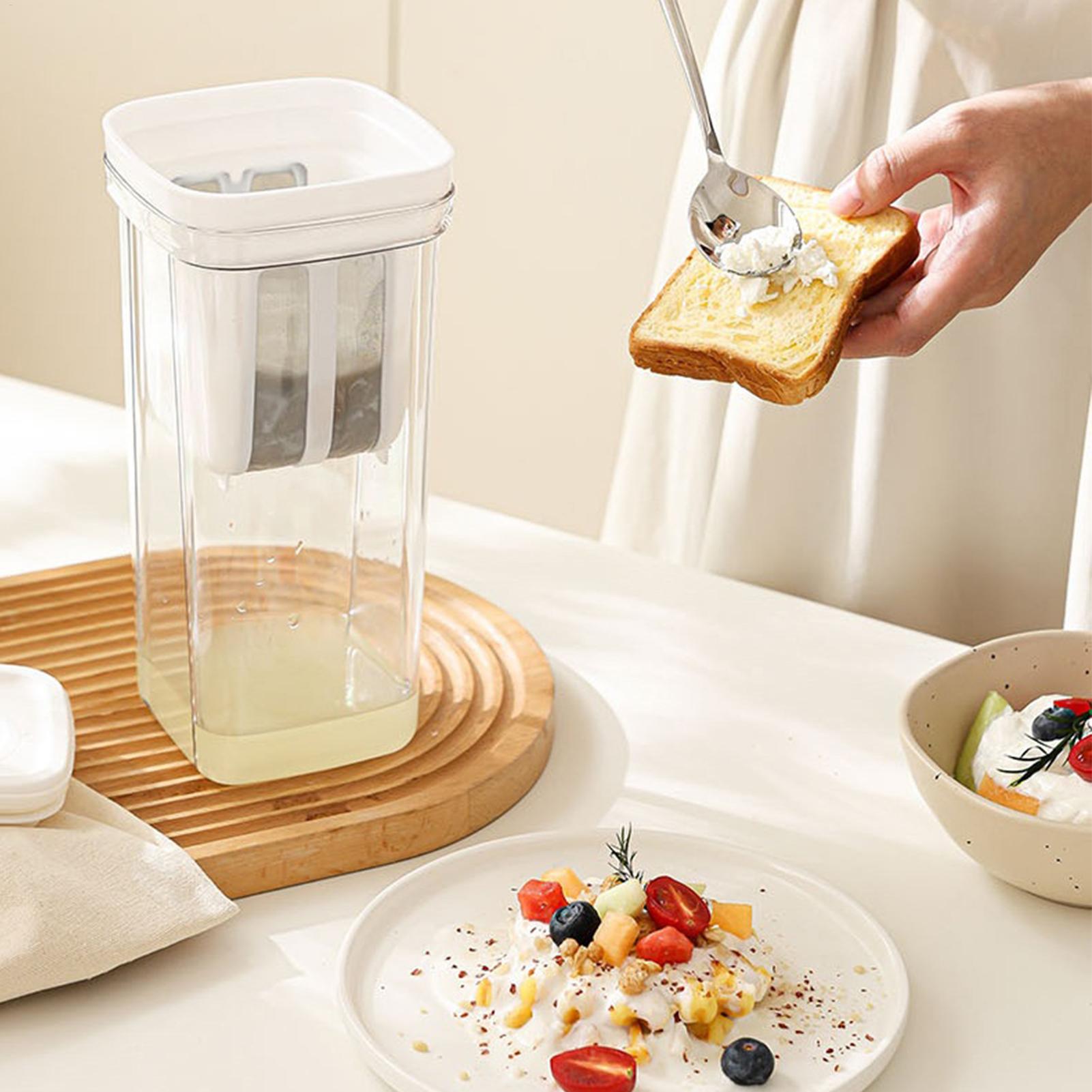 Yogurt Strainer With Lid Food  - Kitchen Gadgets Rice Filter review and price