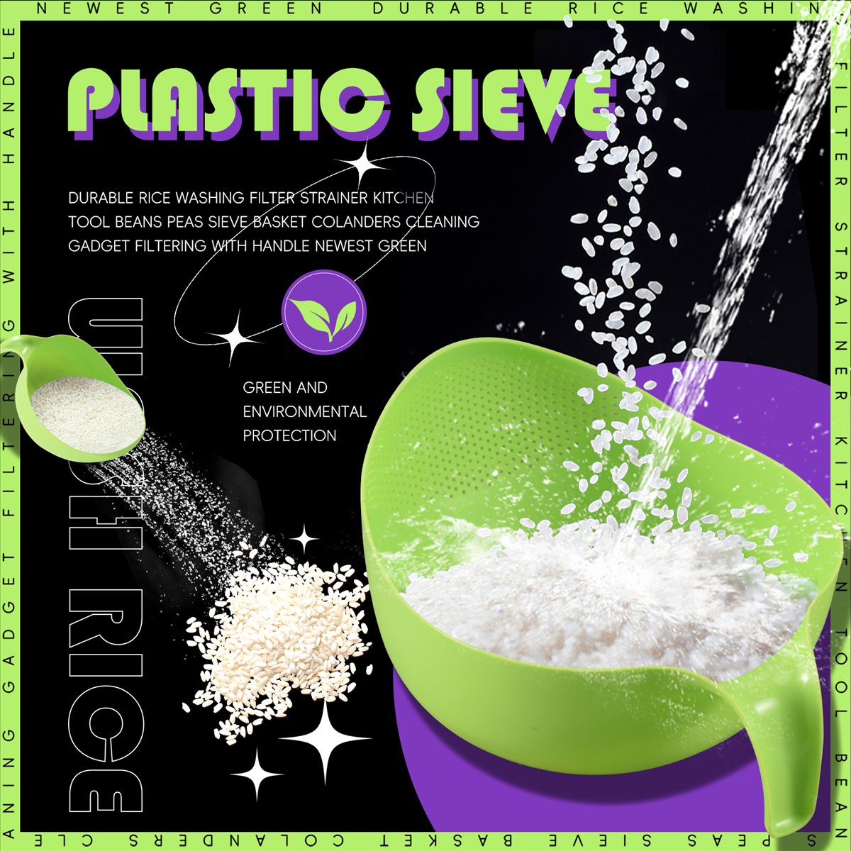 A45I  Rice Washing Filter Stra - Kitchen Gadgets Rice Filter review and price