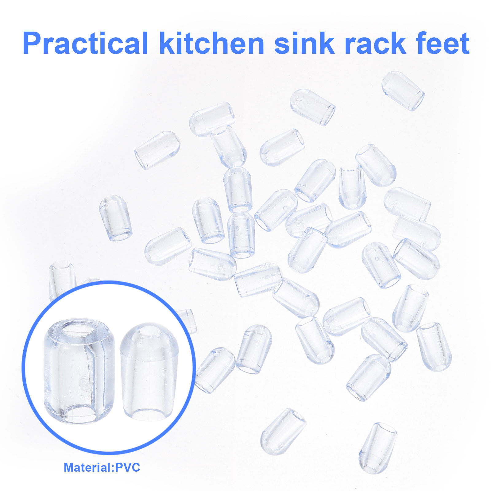 80Pcs Kitchen Sink Grid Feet P - Kitchen Gadgets Website review and price