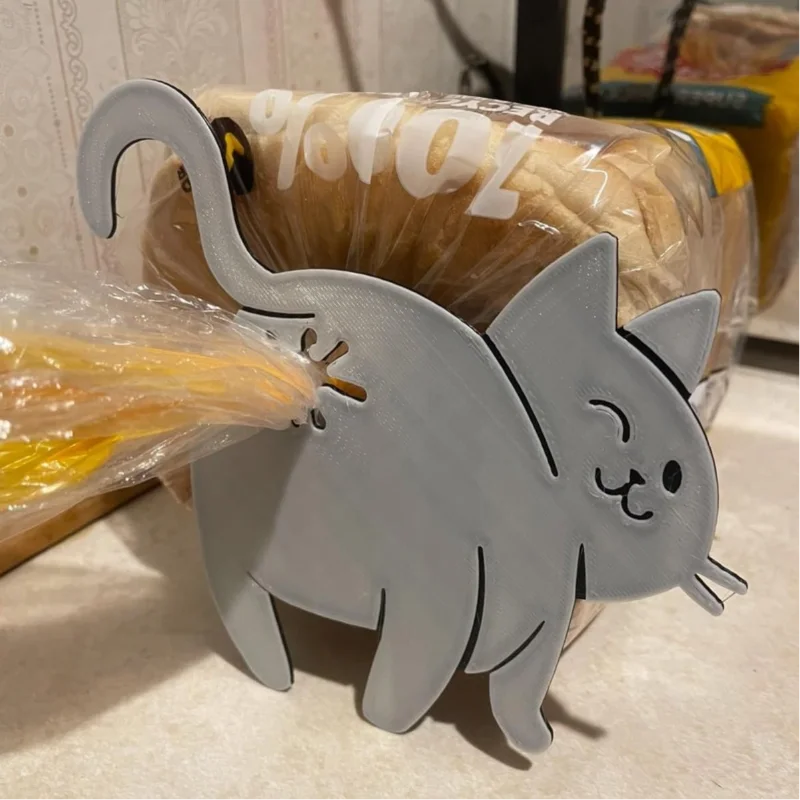 Bag Clips 3d Printed Cat Butt  - Kitchen Gadgets Kids review and price