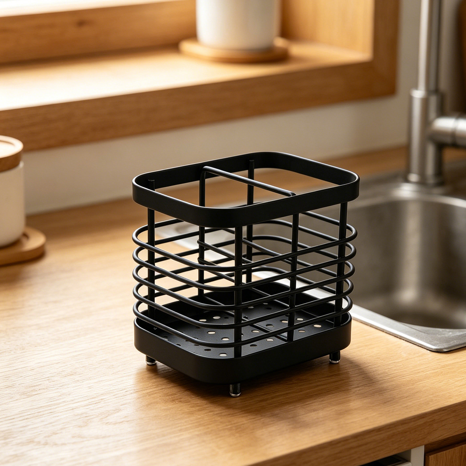 Stainless Steel Utensil Holder - Kitchen Utensil Holder review and price