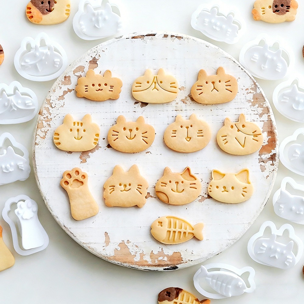Cute Kitten DIY Stamp Cookie C - Kitchen Gadgets Website review and price