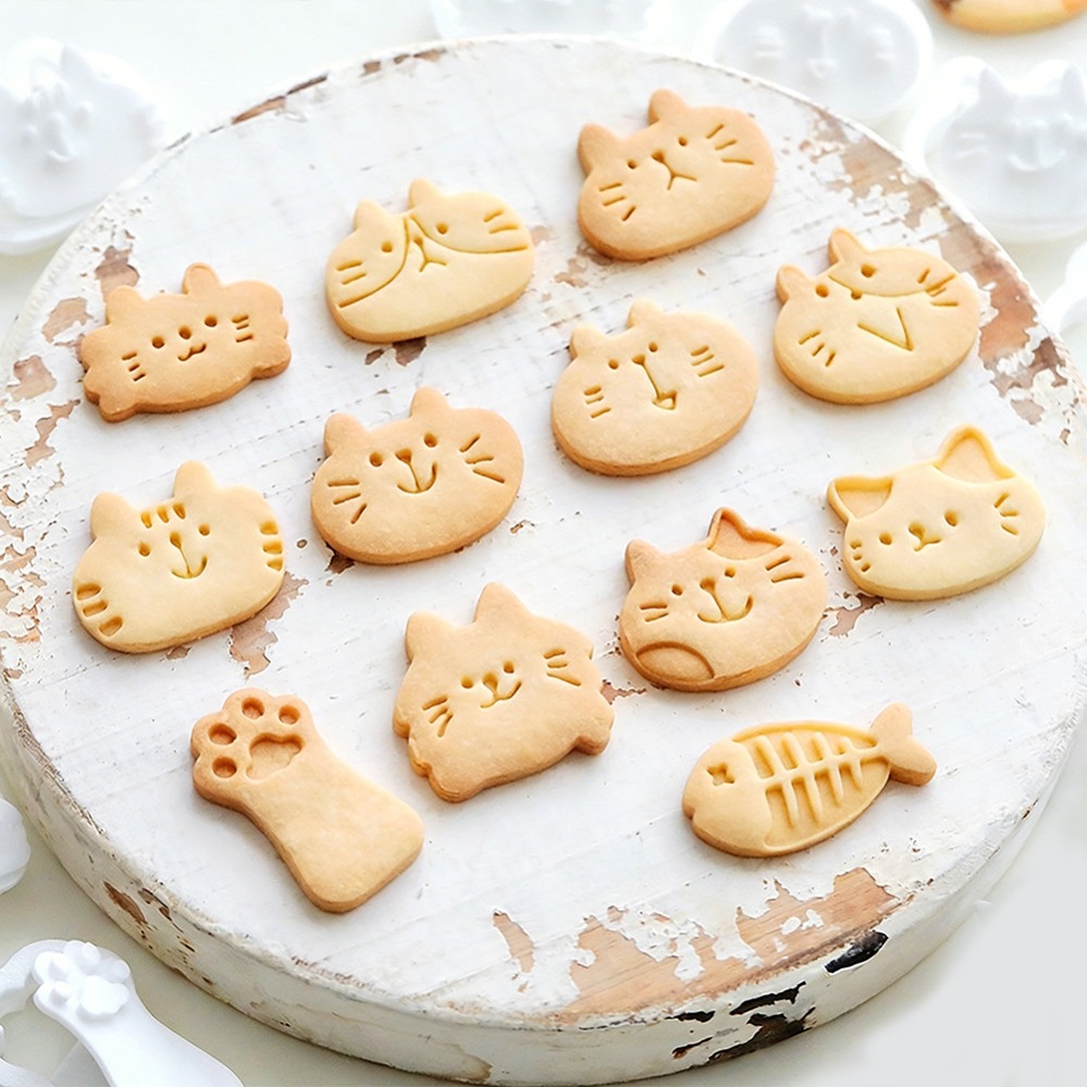 Cute Kitten DIY Stamp Cookie C - Kitchen Gadgets Website review and price
