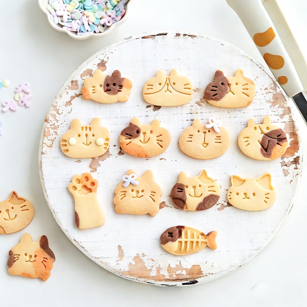 Cute Kitten DIY Stamp Cookie C - Kitchen Gadgets Website review and price