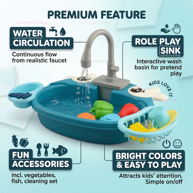 Toddler Interactive Water Play - Kitchen Gadgets Kids review and price