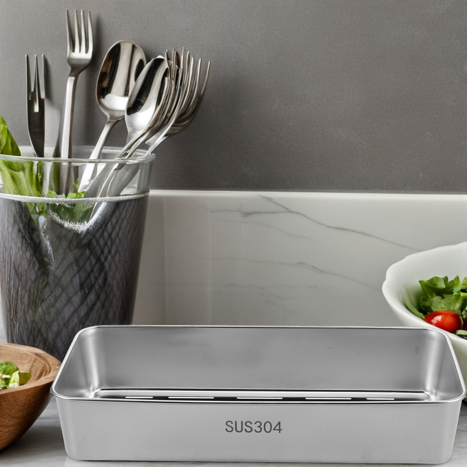 Stainless Steel Chopsticks Bas - Kitchen Utensil Holder review and price