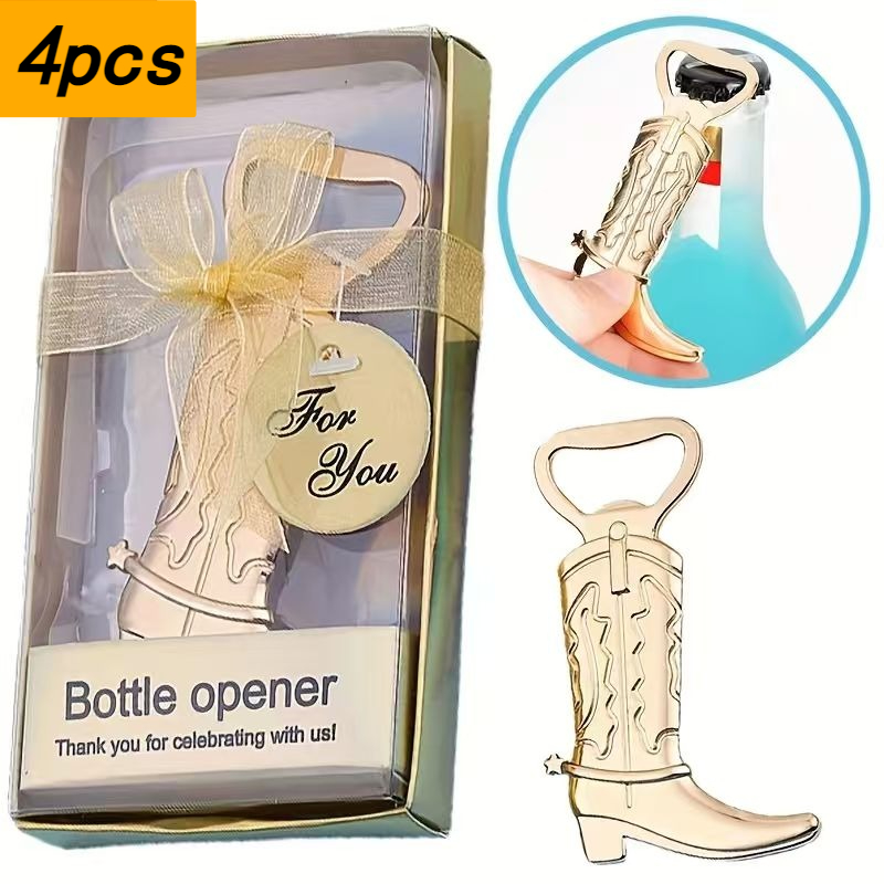 4pcs Boot Bottle Opener with P - Kitchen Gadgets Presents review and price