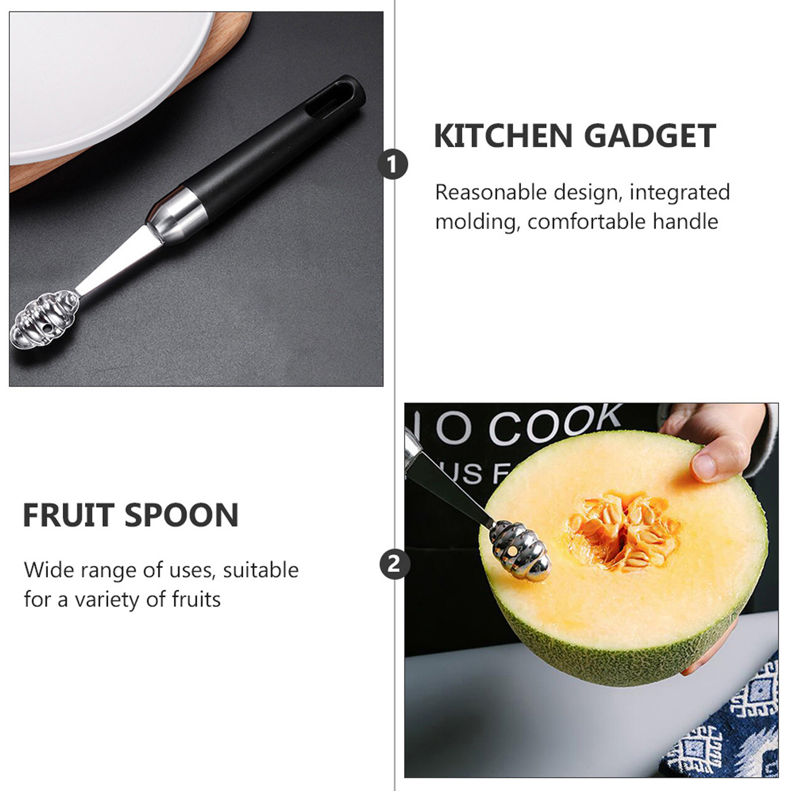 1Pcs Stainless Steel Fruit Sco - Kitchen Gadgets In review and price